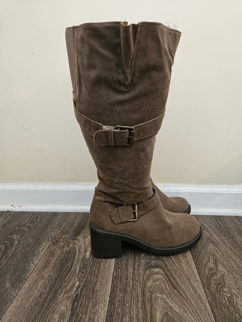 Lane Bryant Brown  Knee-High Women’s Boots, Size 9 Wide